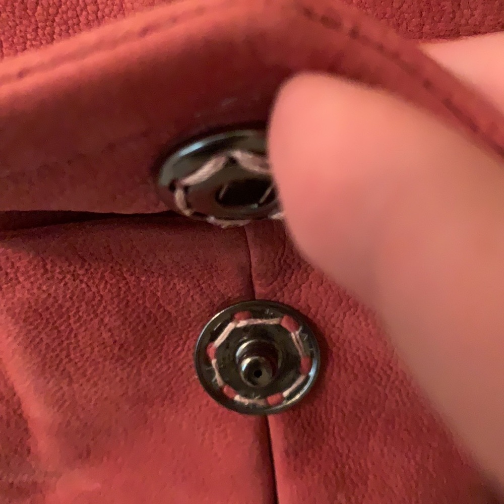 Auth Prada leather suede coat!!! Size 40 It. US 4 - Picture 5 of 16